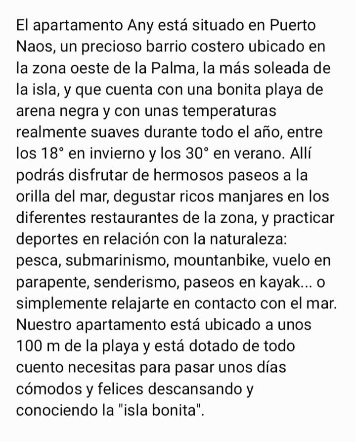 Apartamento Any Puerto De Naos Exteriér fotografie